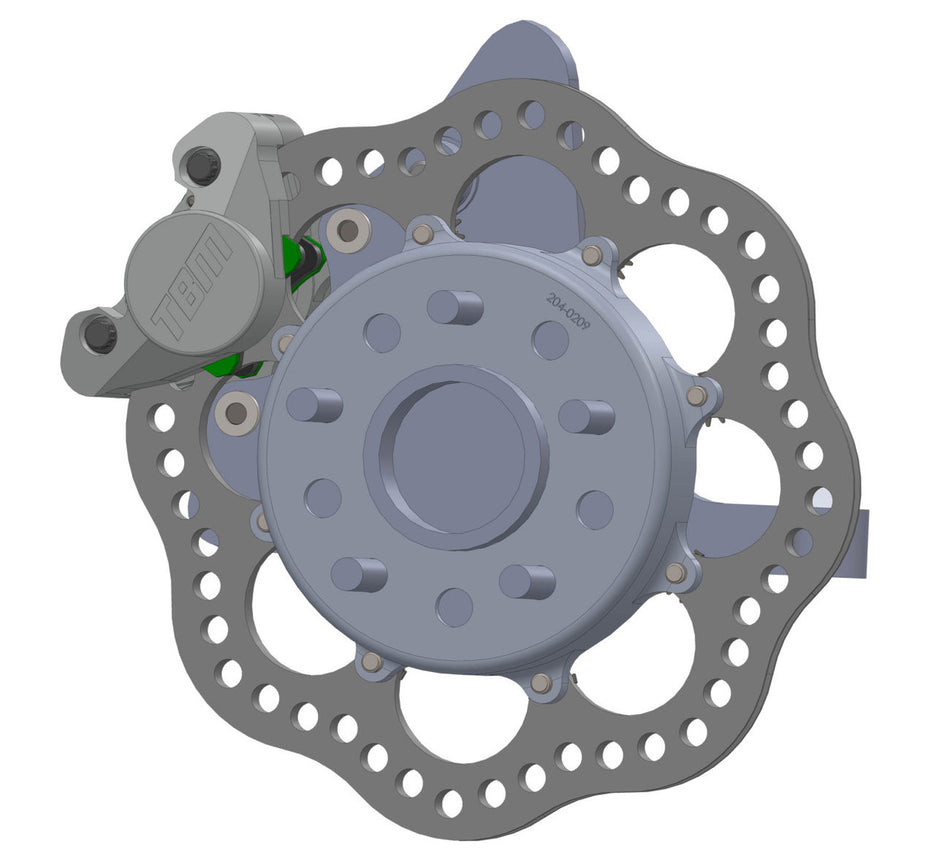 TBM Brakes Front Brake kit (94-04 Mustang reusing Factory Hubs) 001-0224