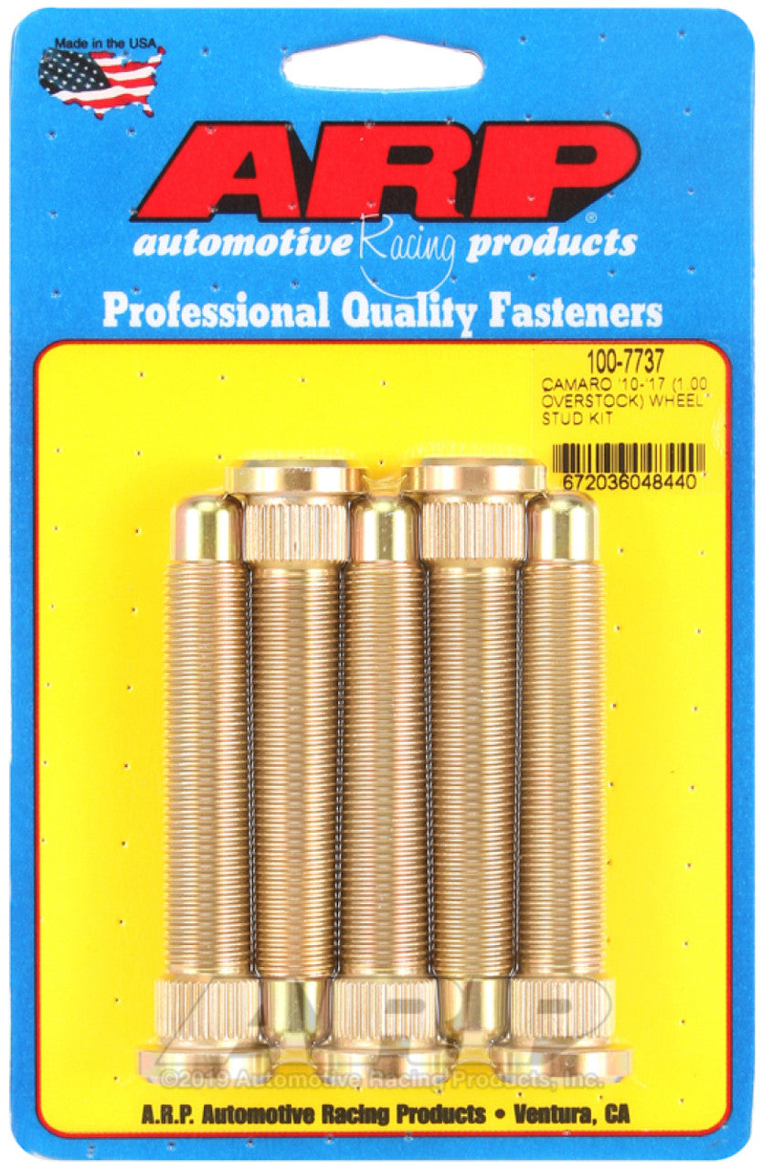ARP 2010-2017 Chevrolet Camaro M14 1in Over Stock Length Wheel Stud Kit - 100-7737