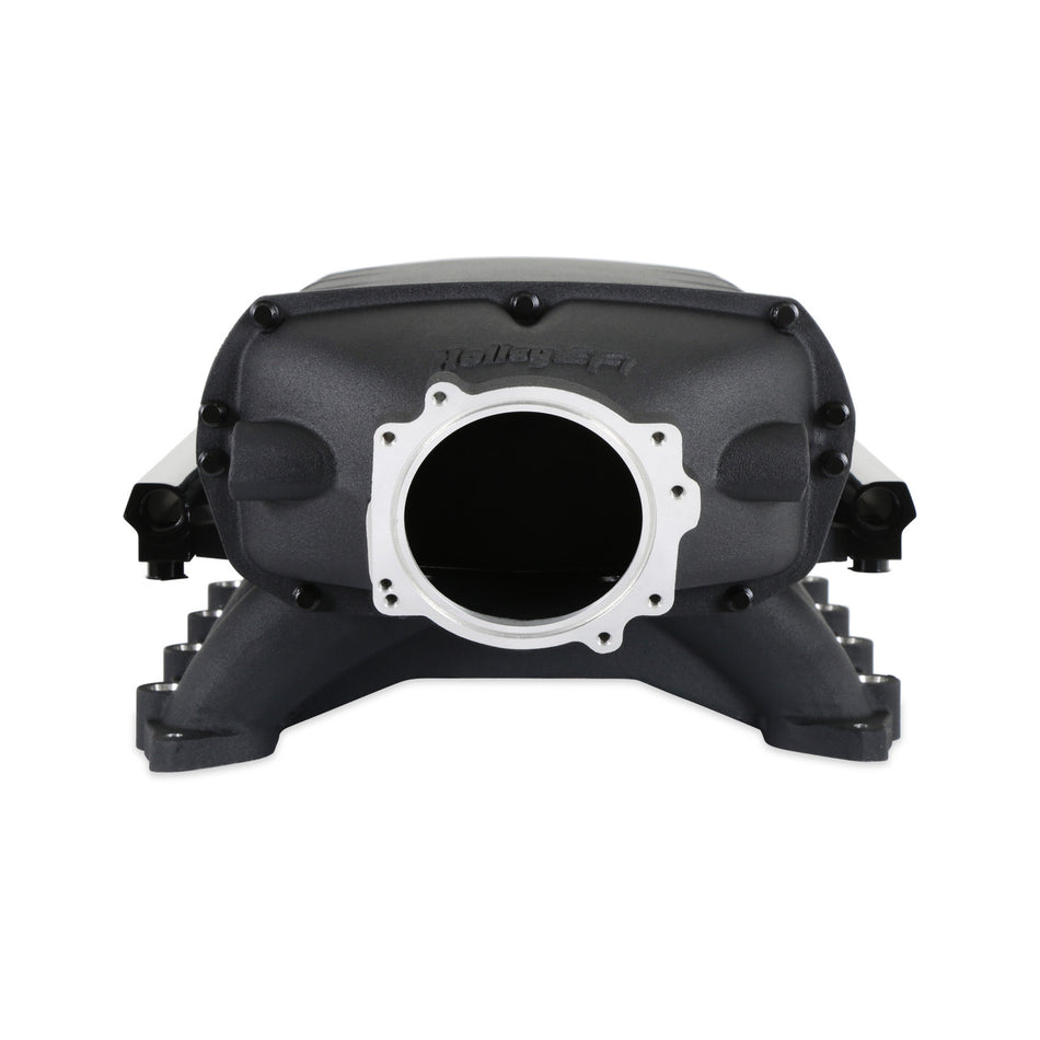 Holley EFI Ultra Lo-Ram Intake Manifold Black Ford Coyote 2015-2020 GT350/2019-2022 GT500 Throttle 300-912BK