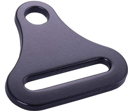 RaceQuip Long Reach Bolt On End Seat Belt Mounting Hardware / 2 or 3 In. Belts / Forged Steel- Blk - 700910