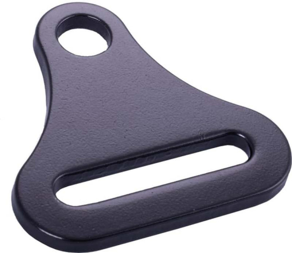 RaceQuip Long Reach Bolt On End Seat Belt Mounting Hardware / 2 or 3 In. Belts / Forged Steel- Blk - 700910