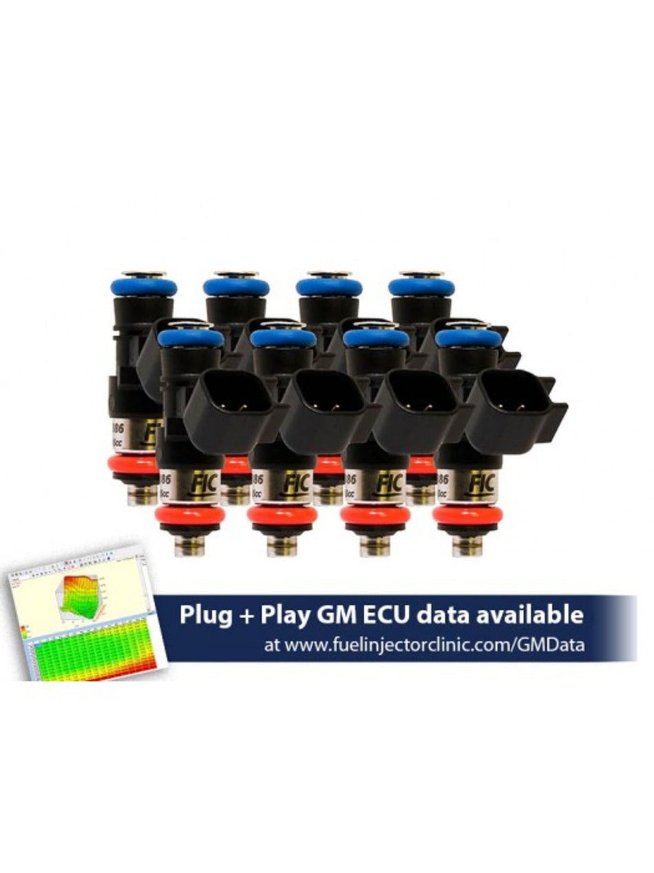 660cc FIC Fuel Injector Clinic Injector Set for LS3 / LS7 / L76 / L92 / L99 (High-Z) IS303-0660H-SP