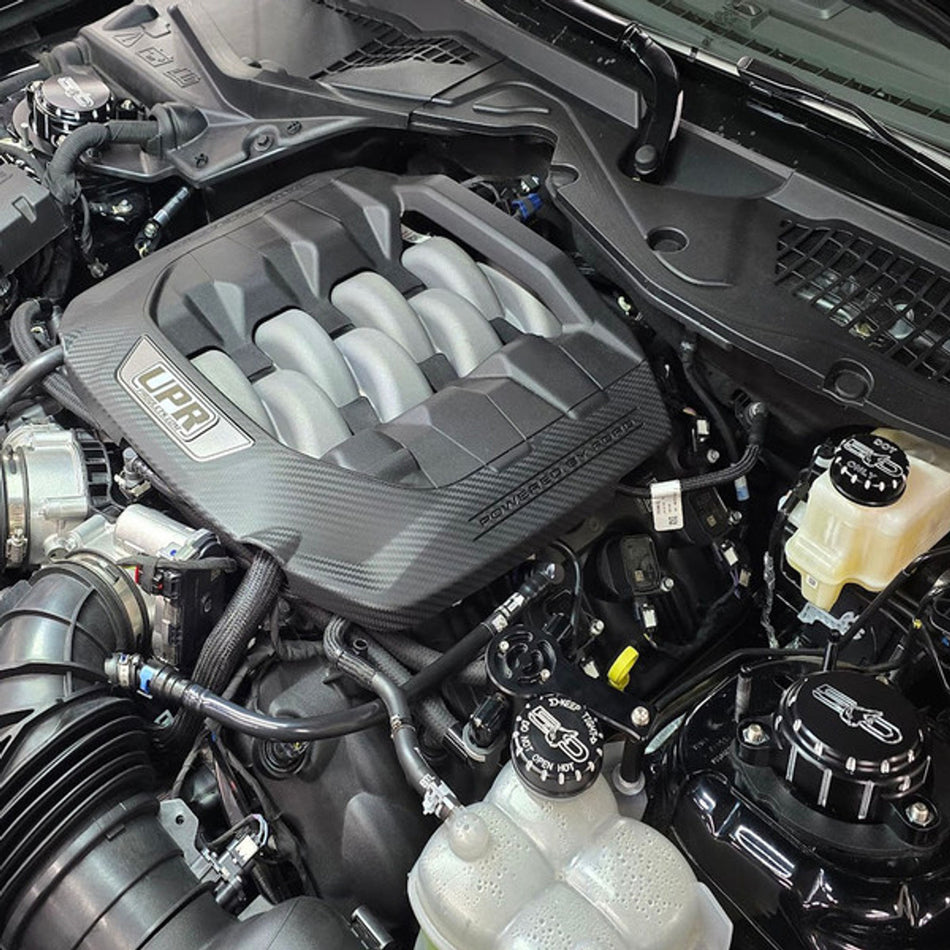 UPR Howling Coyote Billet Strut Cap Covers (2015 - 2024 Mustang GT) 1131-19