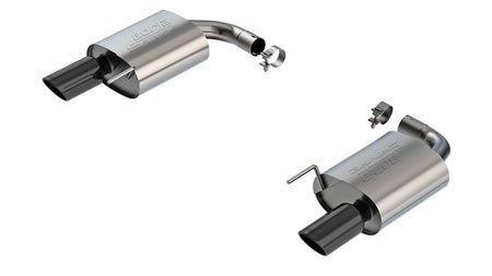 Borla 2024 Ford Mustang GT 5.0L V8 w/o Active Exhaust S-Type Axle-Back Exhaust System - Black Chrome - 11983BC