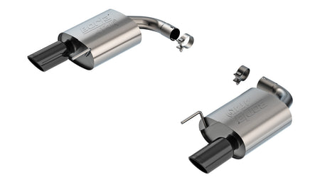 Borla 2024 Ford Mustang GT 5.0L V8 w/o Active Exhaust ATAK Axle-Back Exhaust System - Black Chrome - 11984BC