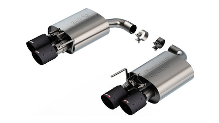 Borla 2024 Ford Mustang GT 5.0L V8 w/ Active Exhaust S-Type Axle-Back Exhaust System - Carbon Fiber - 11985CFBA