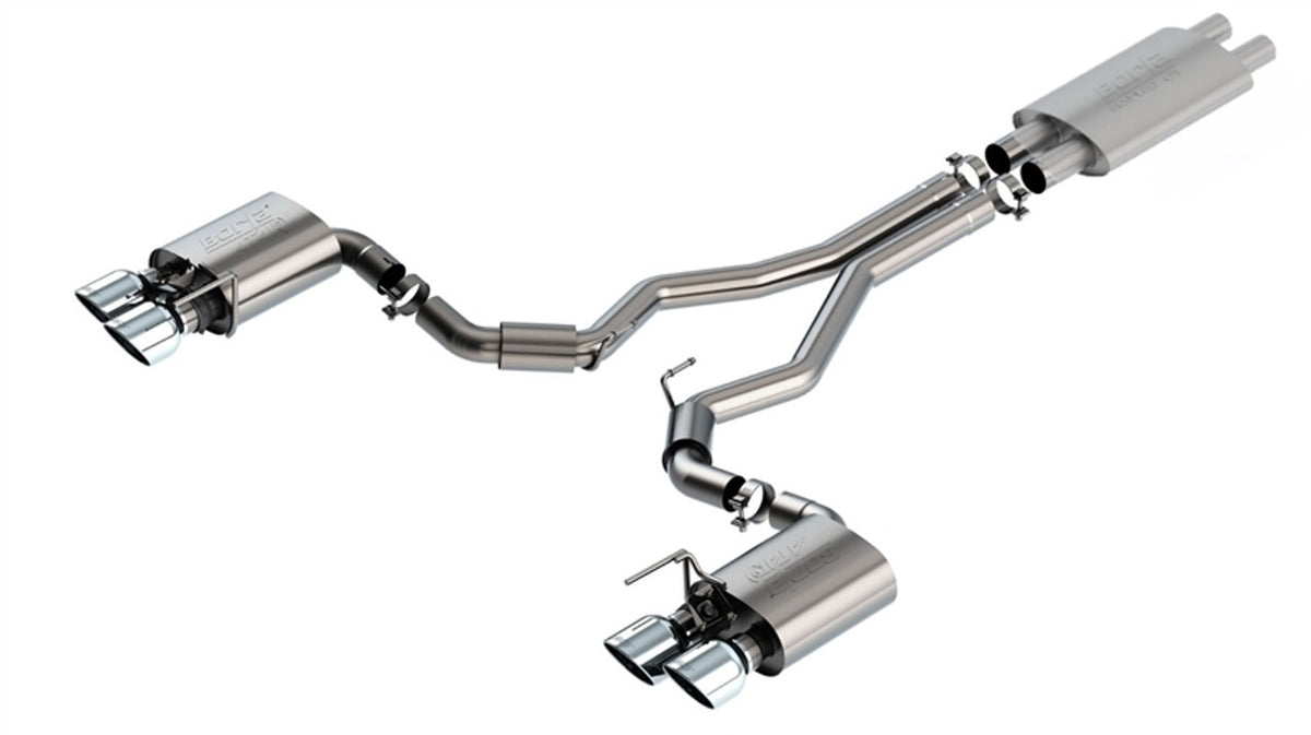 Shelby American GT500 Catback Exhaust System w/Polished Tips (2016-2022 GT500) 130810C