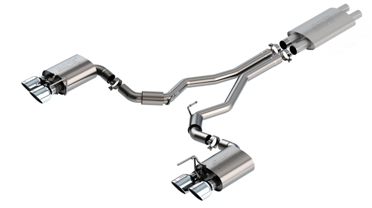 Shelby American GT500 Catback Exhaust System w/Polished Tips (2016-2022 GT500) 130810C