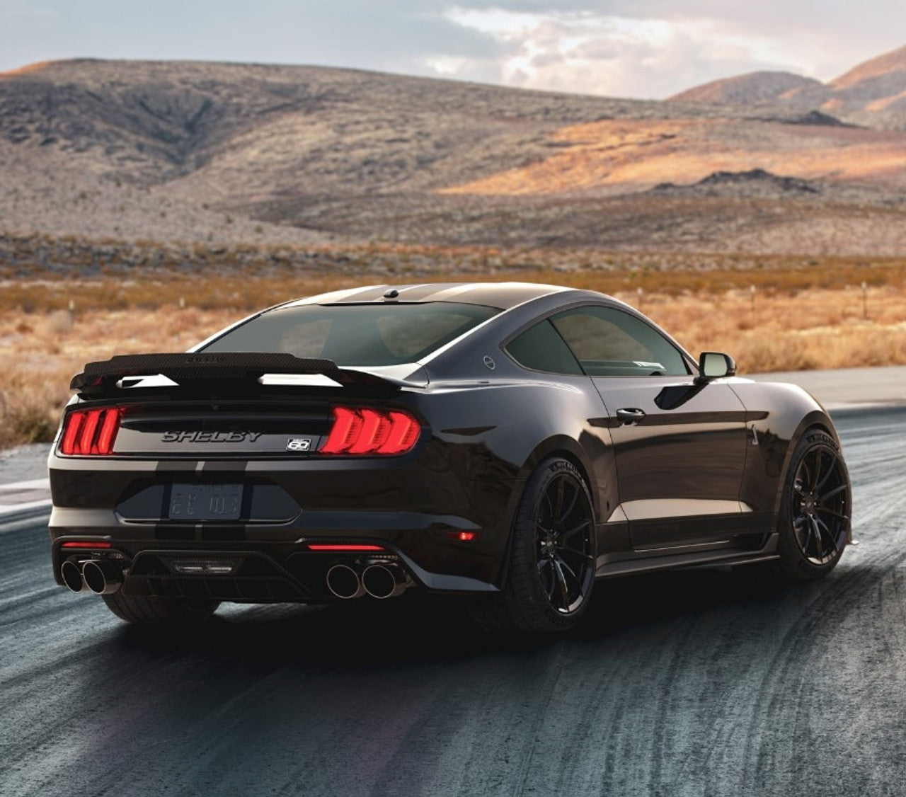 Shelby American GT500 Catback Exhaust System w/Polished Tips (2016-2022 GT500) 130810C