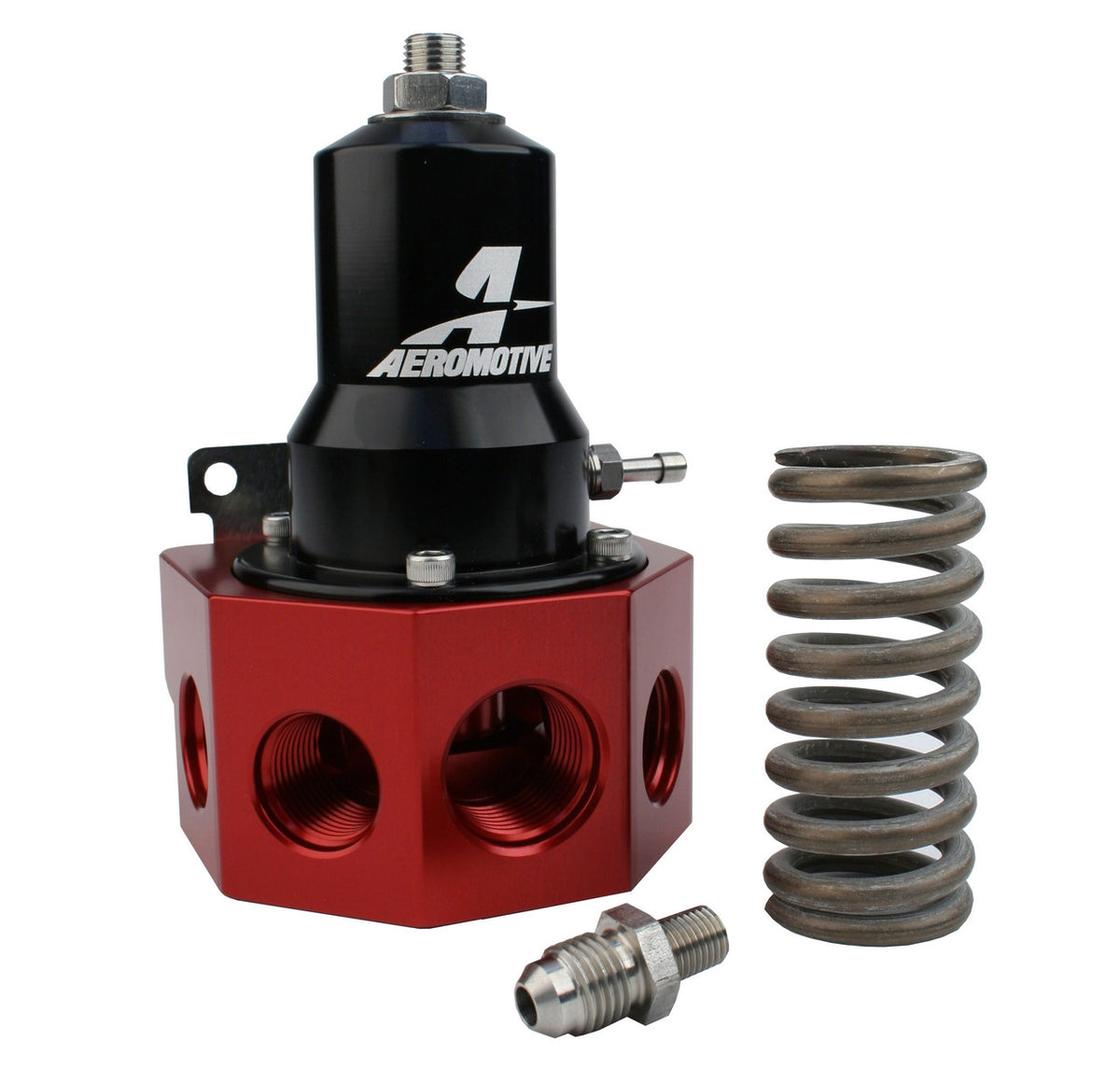 Aeromotive Pro Mod EFI Gear Pump Regulator 30-120 psi .500 Valve 4x AN-08 & AN-10 inlets AN-10 Bypass 13133