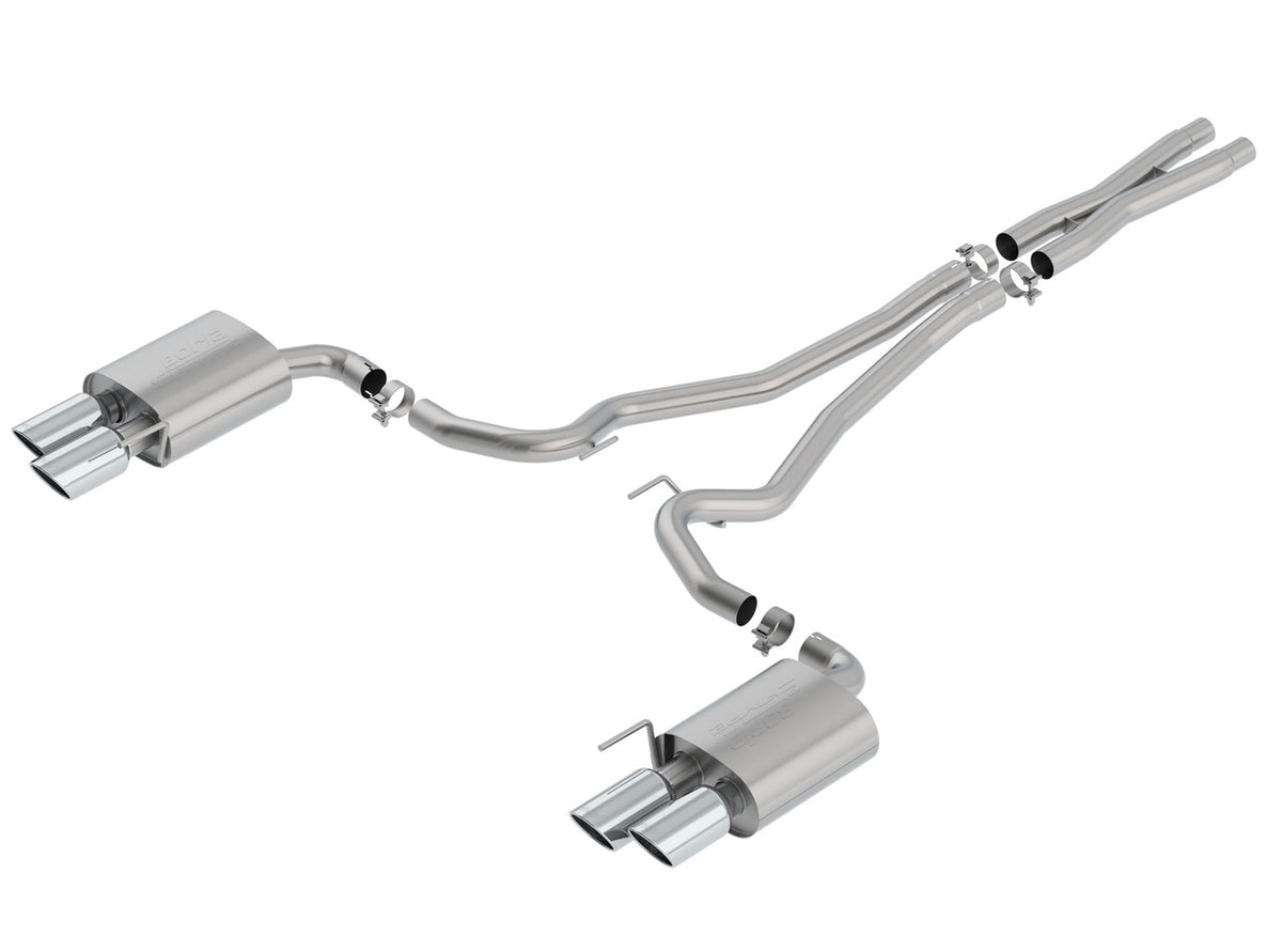 Borla Cat-Back Exhaust S-Type (2018-2023 Mustang GT Convertible) 140807
