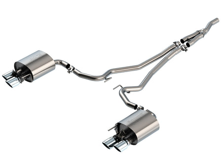 Borla Cat-Back Exhaust S-Type (2018-2023 Mustang EcoBoost) 140827