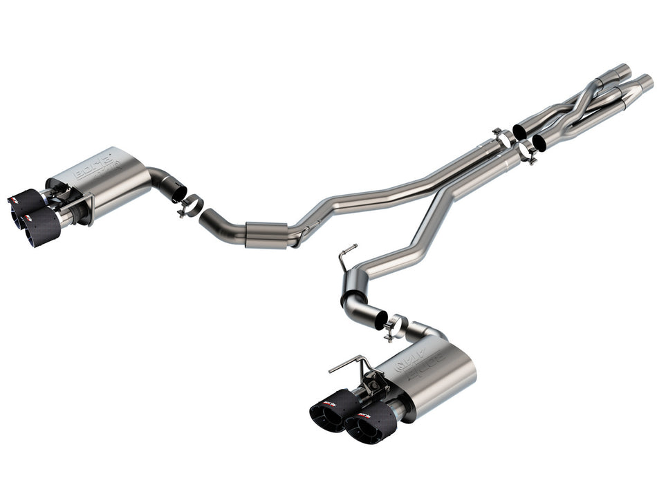 Borla Cat-Back Exhaust ATAK (2020 - 2022 Shelby GT500 / Mach 1) 140837CF