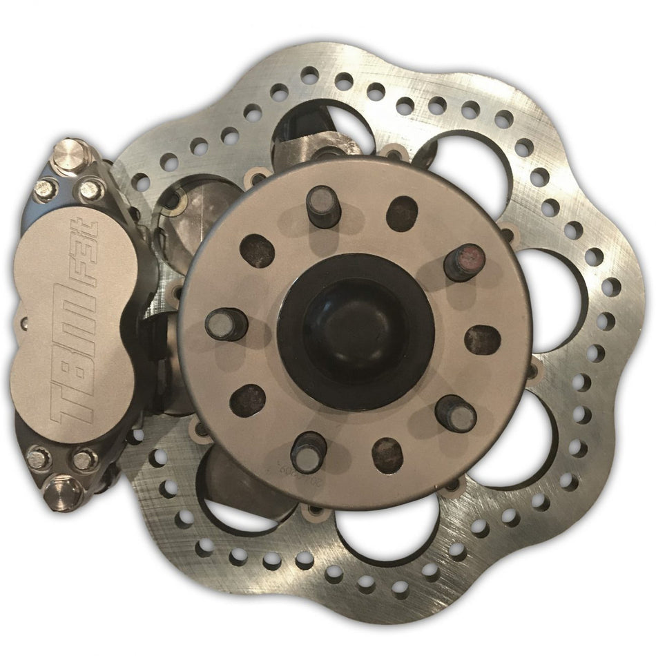 TBM Brakes Drag Racing Rear Brake Kit (2015-2023 Mustang Reusing Factory Hubs) 001-0297-1