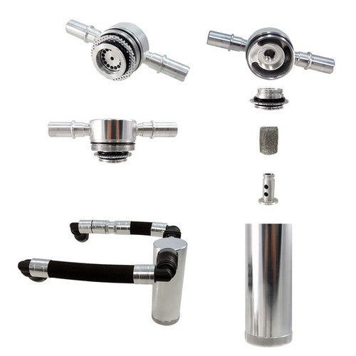 UPR Products Plug N Play SC Oil Catch Can Satin (2015 - 2023 Mustang 2.3 EcoBoost) 5028-112