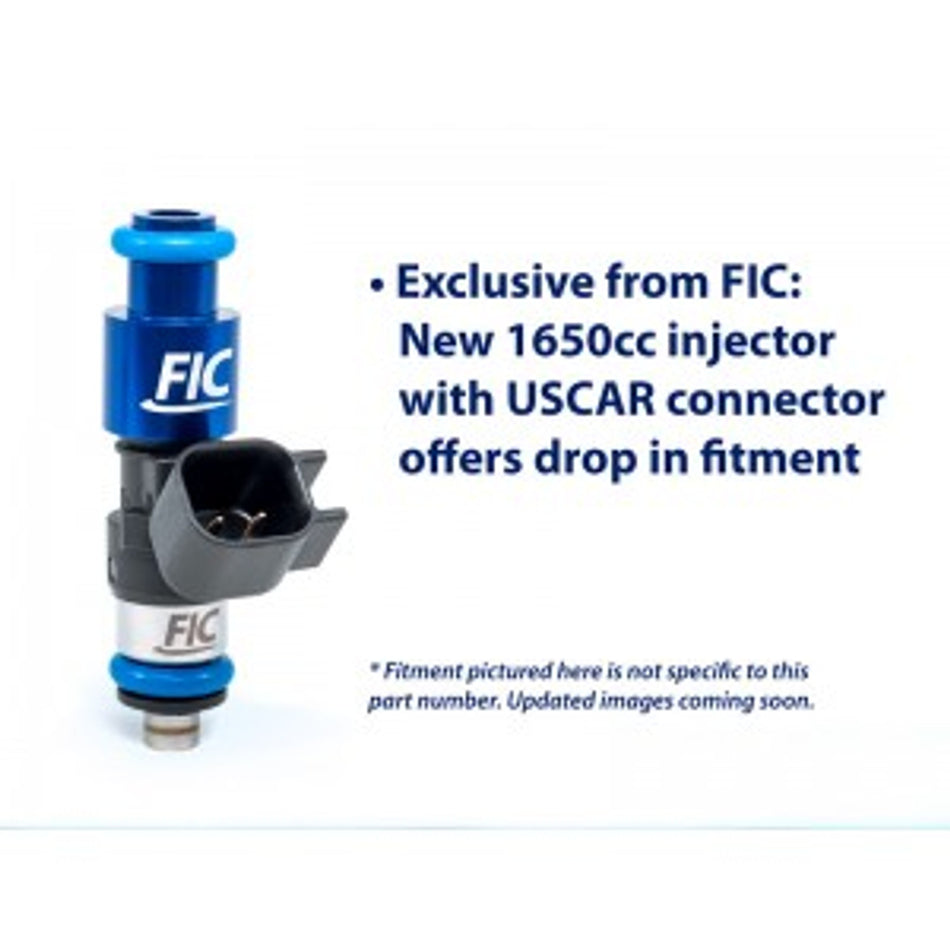 FIC 1650cc Injector Set High Z (2005-2026 Mustang GT / GT350 / Boss 302 / 99-04 Cobra / 2011-2026 F-150) IS403-1650H