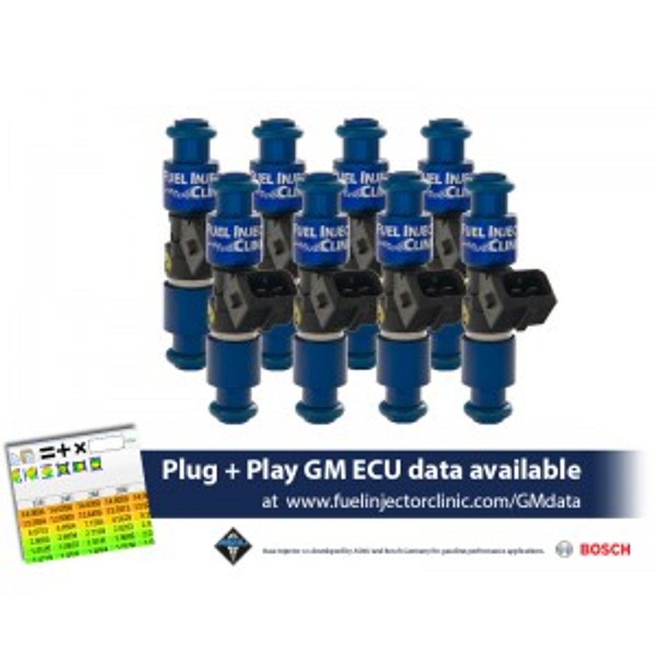 1650cc FIC Fuel Injector Clinic Injector Set for LS1 engines (High-Z)