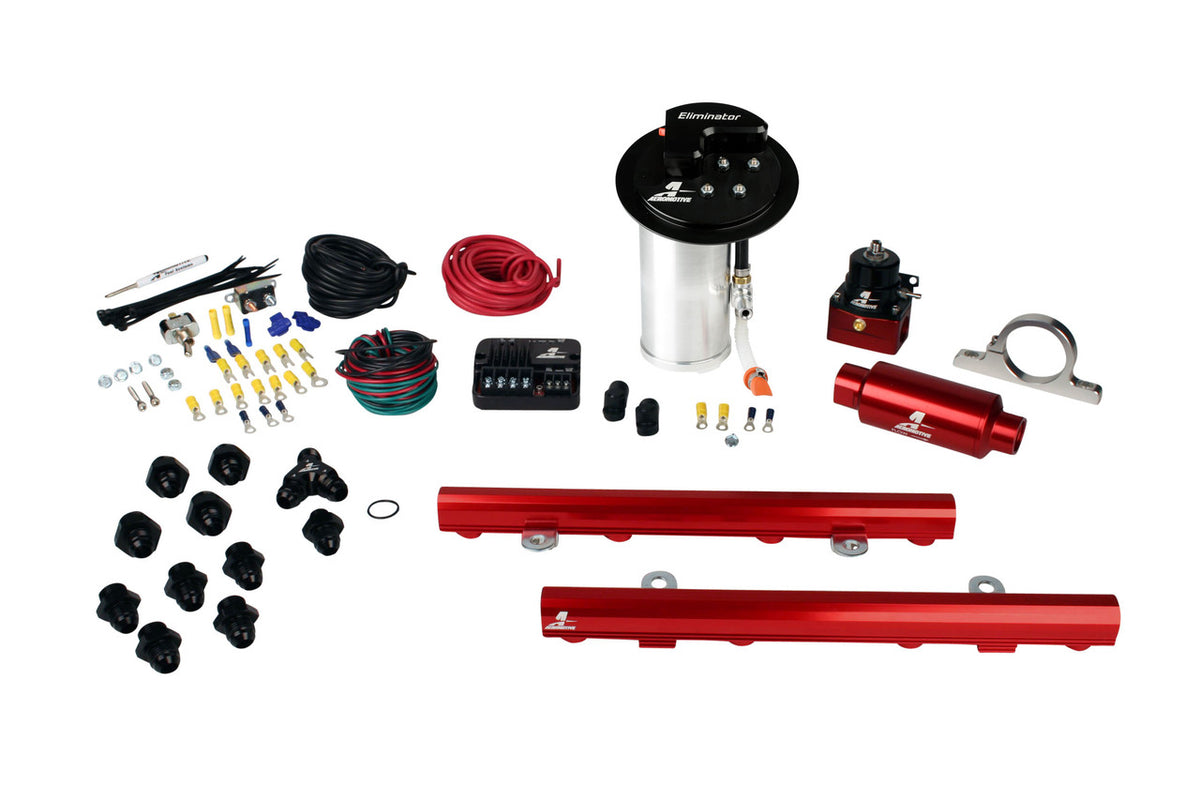 Aeromotive System 18695 Elim 14130 5.0L 4V Rails 16306 PSC & Misc. Fittings (10-13 Mustang) 17349