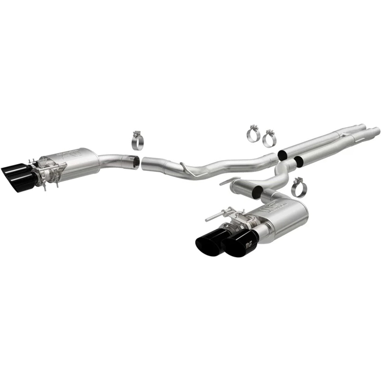 Magnaflow Competition Series Cat Back Performance Exhaust System w/ Quad Tip (2024-2025 Mustang GT) 19643