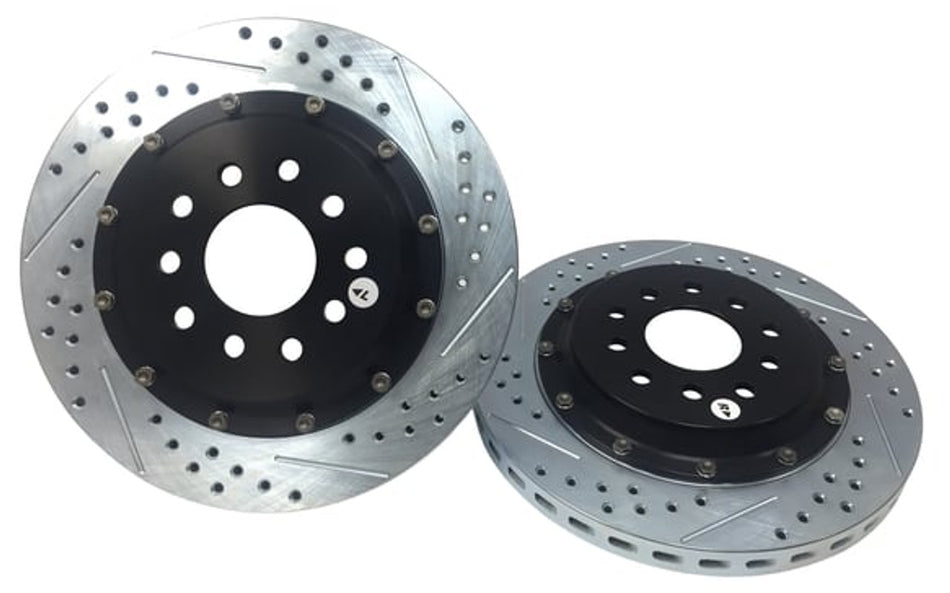Baer Brakes EradiSpeed+ Front Two-Piece Performance Brake Rotors (1988 - 1996 Chevy Corvette Z51 w/13" OE Front Rotors) 2301012