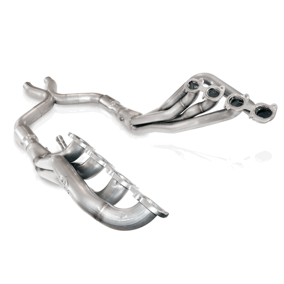 Stainless Works 1-7/8" Catted Long Tube Header Kit & X-Pipe (2011 - 2014 Shelby GT500 Stock Exhaust) GT115HCAT