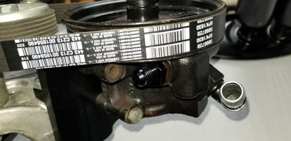 PBH Power Steering Pump High Pressure AN Fitting Adapter (Modular Ford) ACC-614