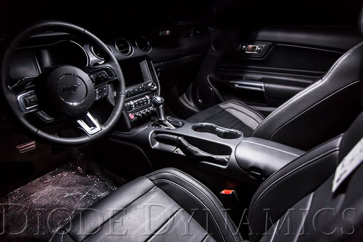 Diode Dynamics Interior LED Conversion Kit Stage 1 240 Lumens Cool White (2018 - 2023 Mustang) DD0359