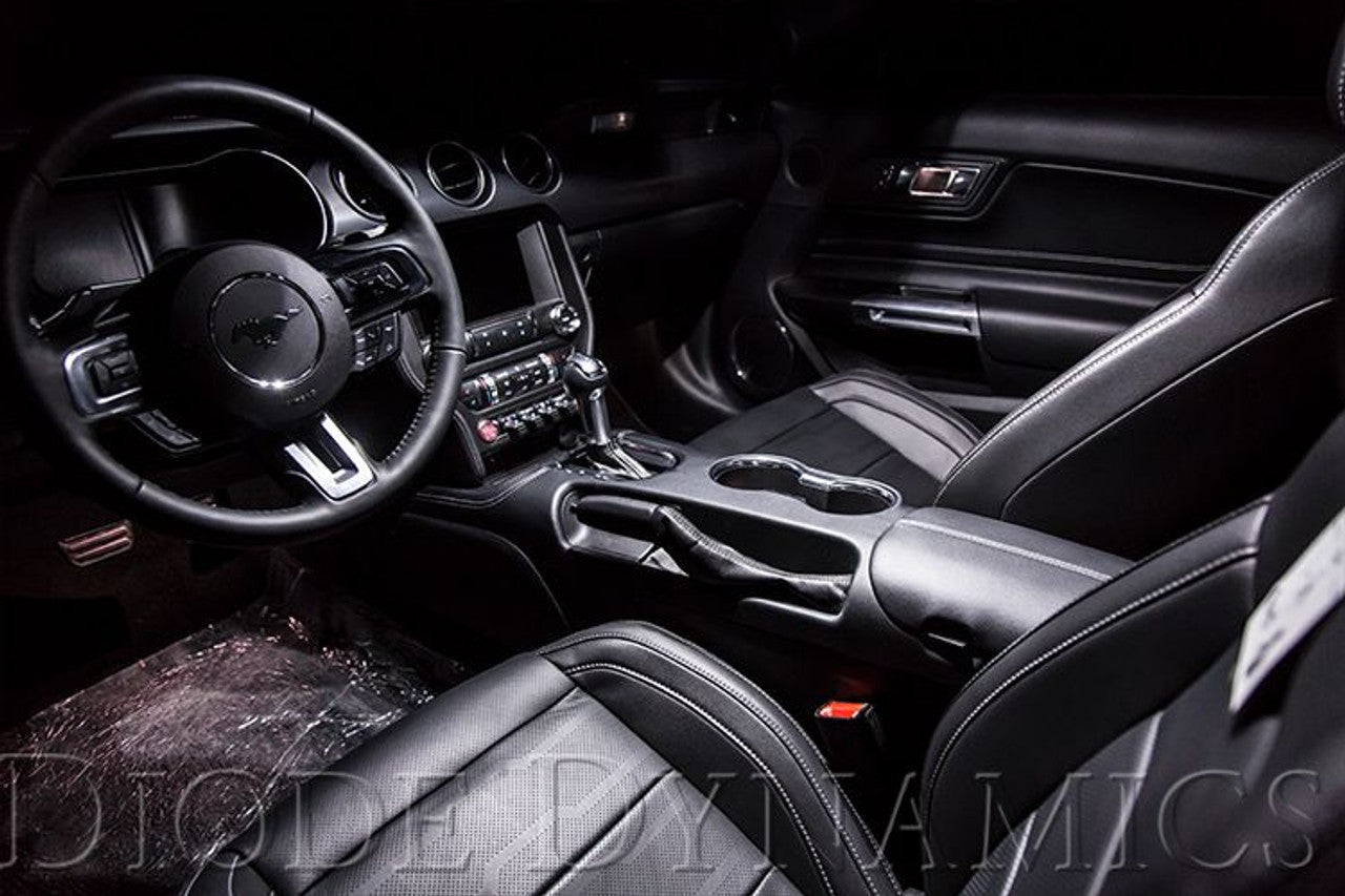 Diode Dynamics Interior LED Conversion Kit Stage 1 240 Lumens Cool White (2018 - 2023 Mustang) DD0359