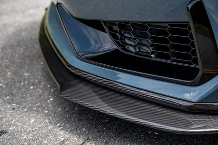 Steeda FFP Carbon Fiber Front Chin Spoiler (2024 - 2025 Dark Horse w/ Handling Package) 710 FFP-FLIP-858-BKCF