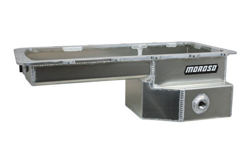 Moroso Aluminum Road Race Baffled Oil Pan w/ Rear T-Sump (Gen 1 & 2 Coyote) 20572