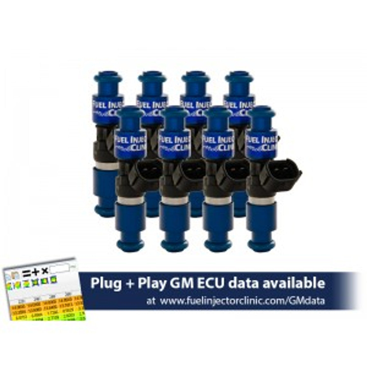 2150cc FIC Fuel Injector Clinic Injector Set for LS1 engines (High-Z)
