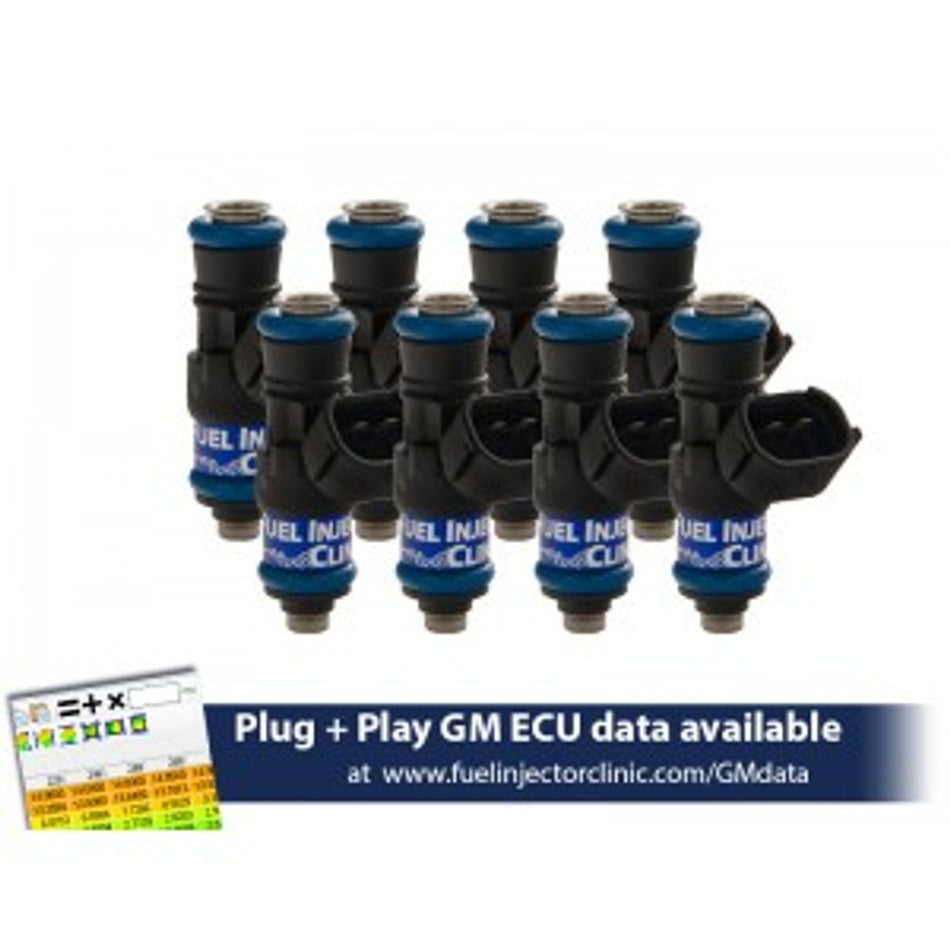 2150cc FIC Fuel Injector Clinic Injector Set for LS3, LS7, L76, L92, and L99 engines (High-Z)