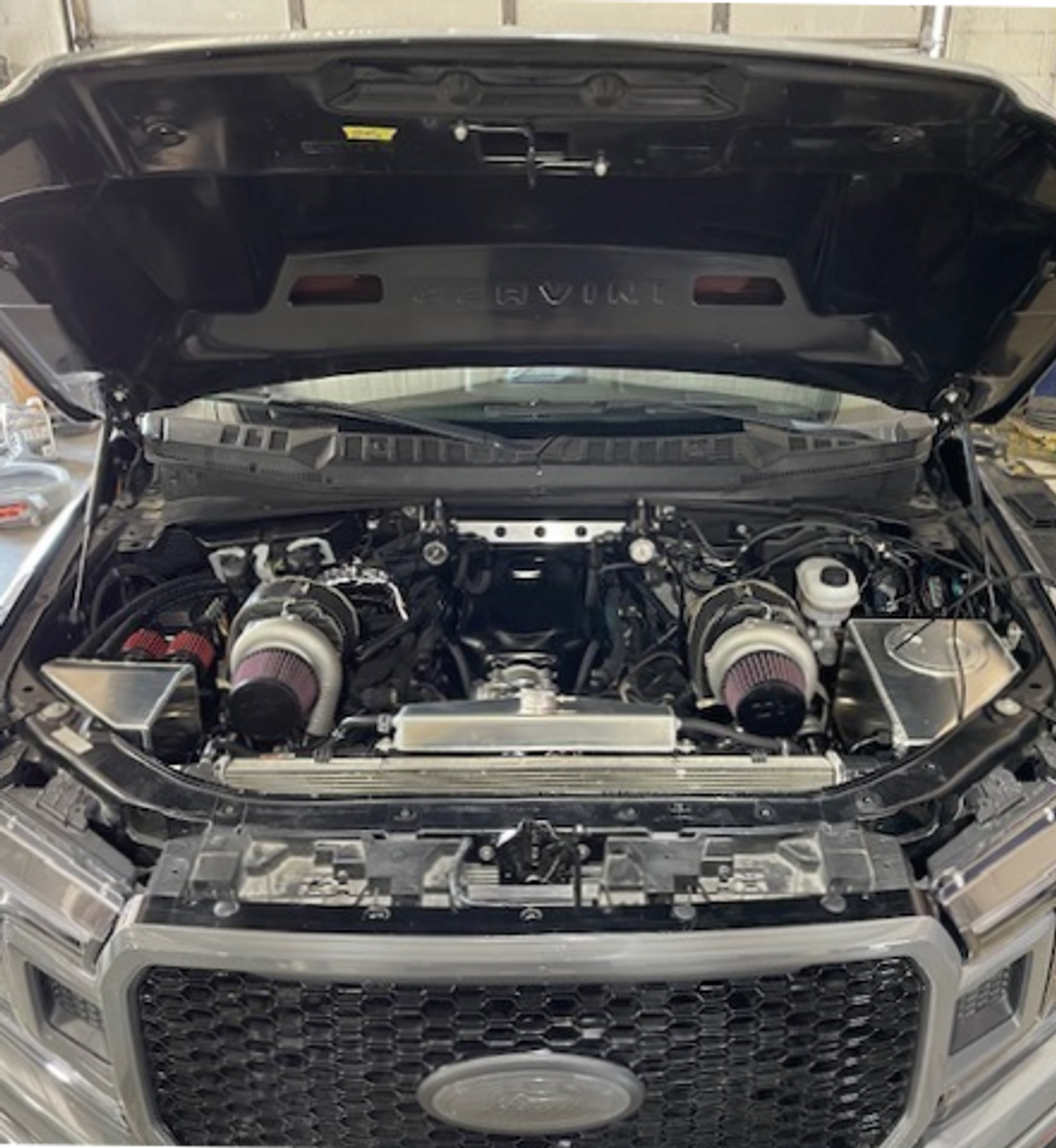 AldoWelds Top Mount Twin Turbo Complete Kit (2015-2023 F150)