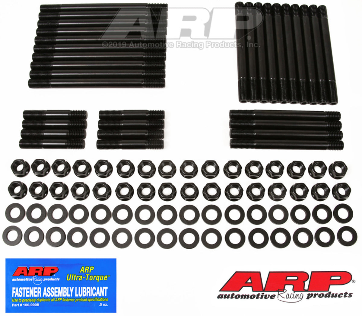 ARP Chevy Big Block MKIV w/ Merlin Heads 10 long Exhaust Stud Hex Head Stud Kit - 235-4025