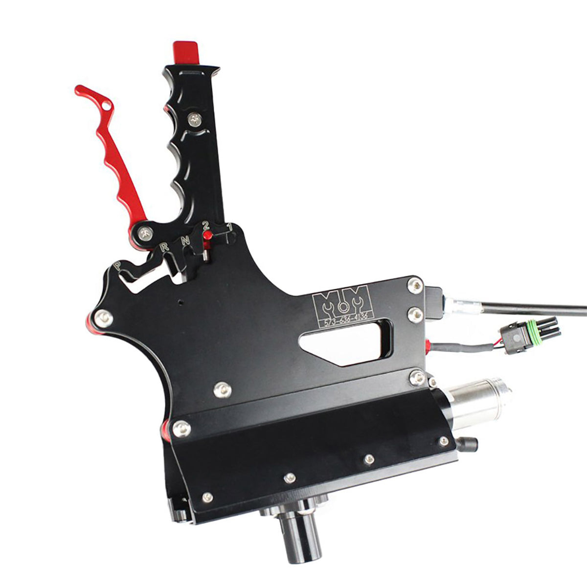 M&M Transmission 2-Speed Powerglide Shifter Red 2SP-PG-RED