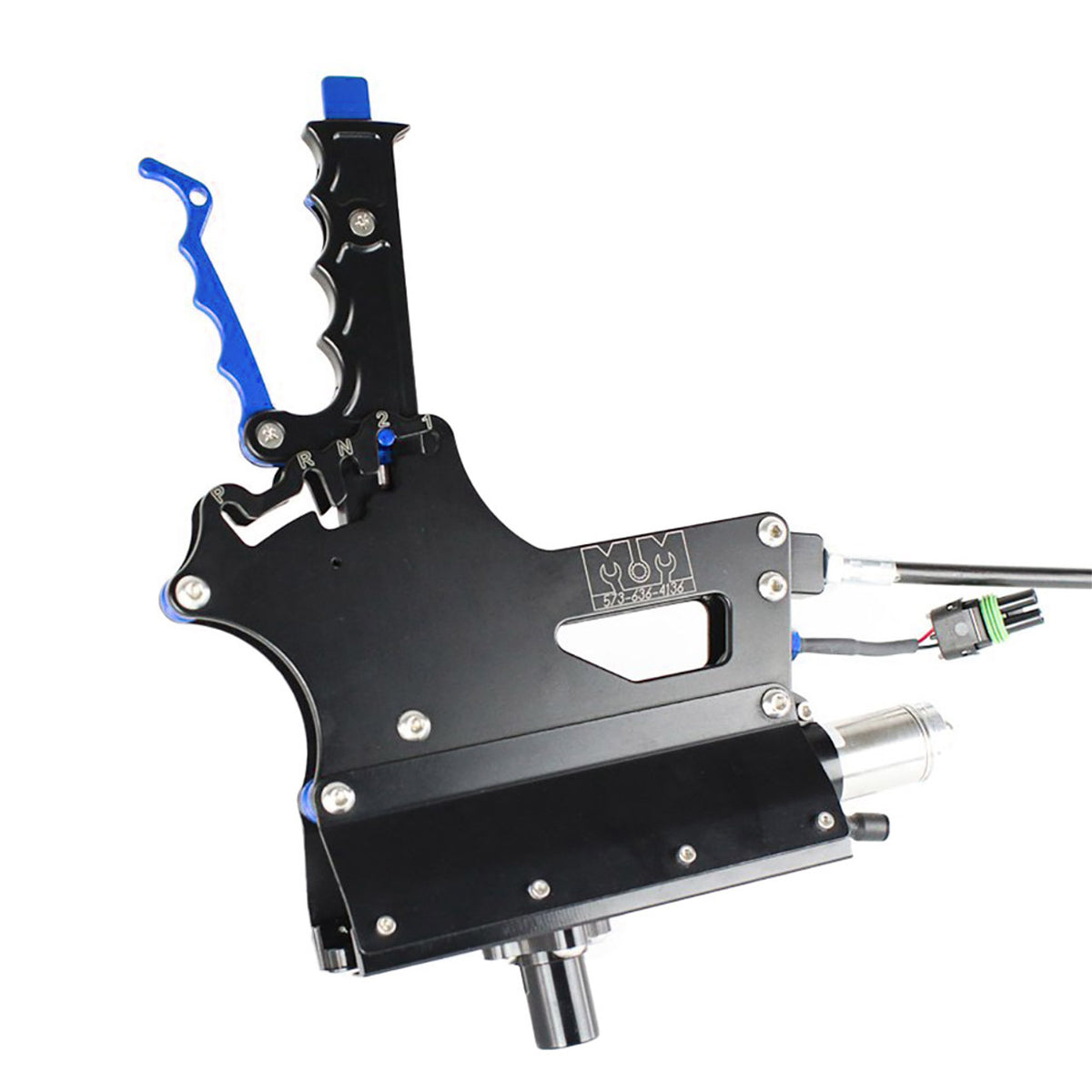 M&M Transmission 2-Speed TH400 Shifter Blue 2SP-TH400-BLUE