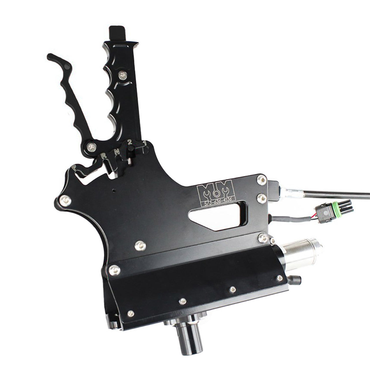 M&M Transmission 2-Speed TH400 Shifter Black 4002-1