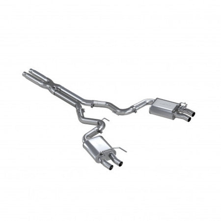 MBRP Pro Series 3" Catback Dual Quad Split Rear Exit (2016+ Shelby GT350/GT350R) S7201304