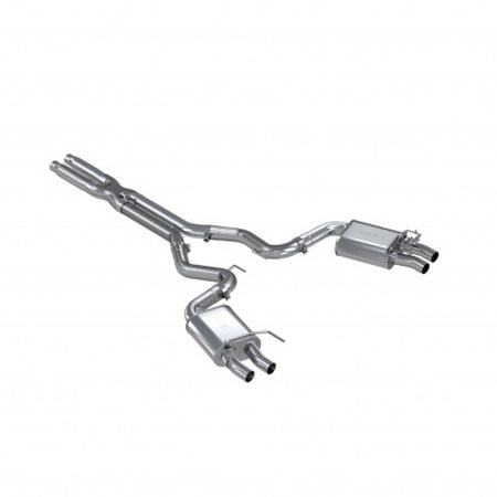 MBRP Pro Series 3" Catback Dual Quad Split Rear Exit (2016+ Shelby GT350/GT350R) S7201304