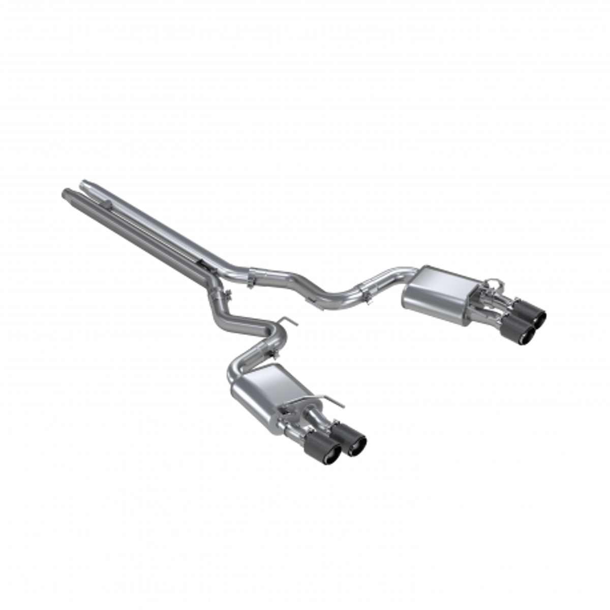 MBRP Pro Series 3" Catback Active Exhaust w/Carbon Fiber Tips (2018-2023 Mustang GT) S72093CF