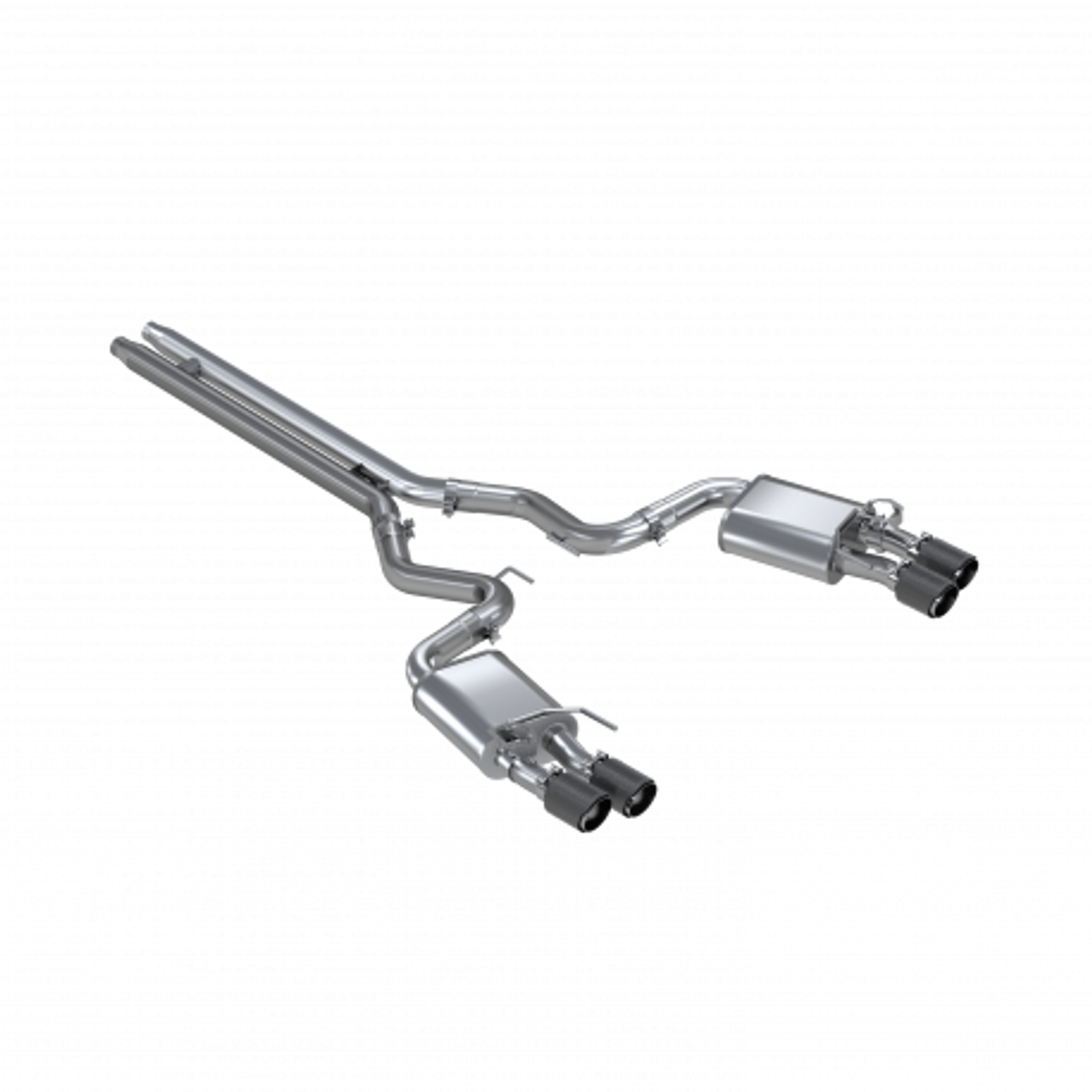 MBRP Pro Series 3" Catback Active Exhaust w/Carbon Fiber Tips (2018-2023 Mustang GT) S72093CF