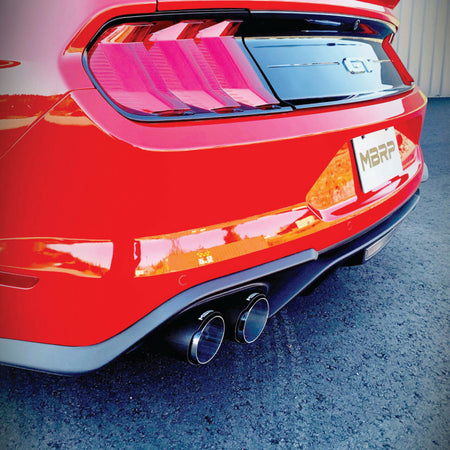MBRP Pro Series 3" Catback Active Exhaust w/Carbon Fiber Tips (2018-2023 Mustang GT) S72093CF