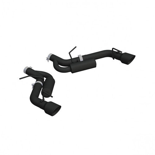 MBRP 3" Dual Axle Back, Dual Tips, Black Coated (2016+ Camaro SS) S7034BLK
