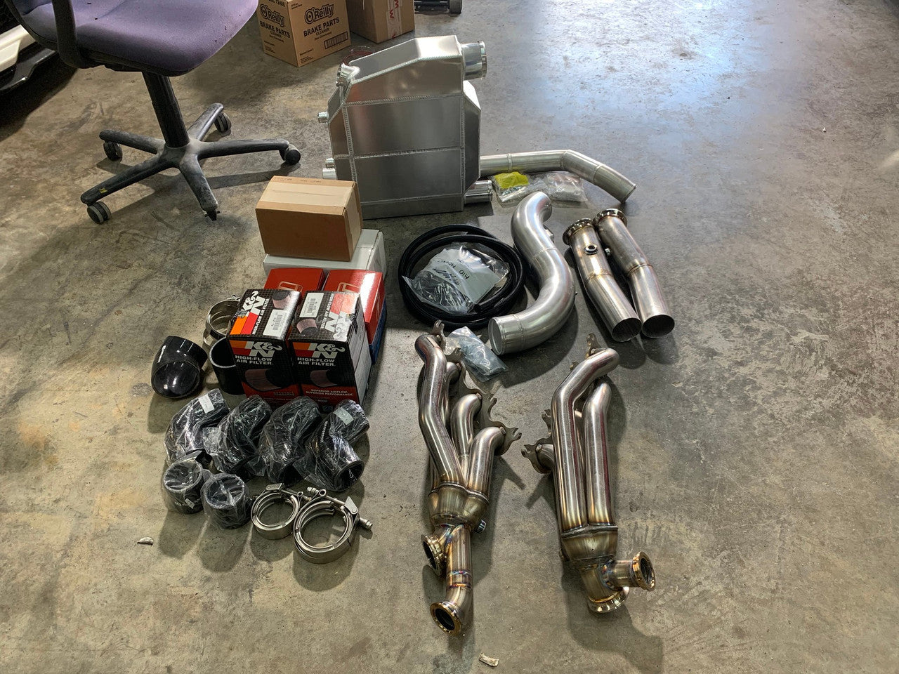 AldoWelds Mid Mount Twin Turbo Kit (2015-2023 Mustang)
