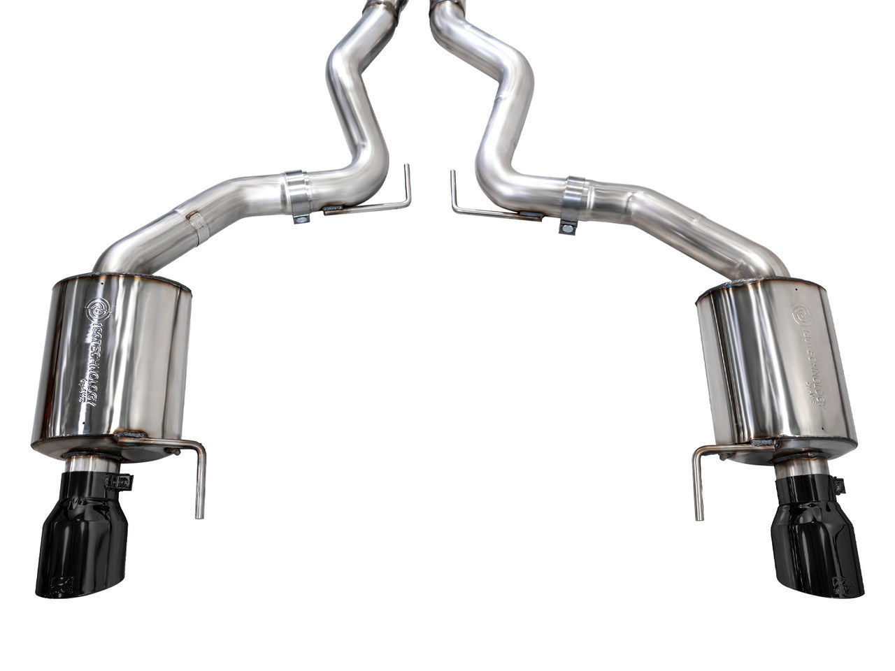 AWE Touring Edition Catback Exhaust Dual Black Tips (2024-2025 Mustang GT) 3015-33650