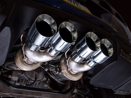 AWE Touring Edition Axleback Exhaust Chrome Tips (2006 - 2013 C6 Corvette Z06 / ZR1) 3015-42606