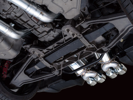 AWE Touring Edition Axleback Exhaust Chrome Tips (2006 - 2013 C6 Corvette Z06 / ZR1) 3015-42606