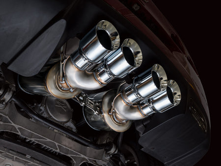 AWE Touring Edition Axleback Exhaust Chrome Tips (2005 - 2007 C6 Corvette 6.0L / 2008 6.0L) 3015-42660