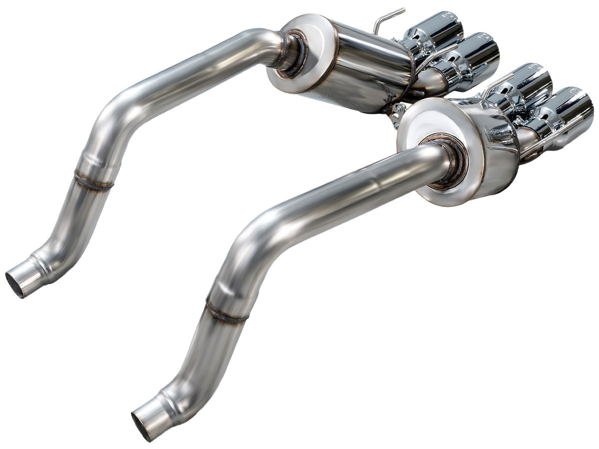 AWE Touring Edition Axleback Exhaust Chrome Tips (2005 - 2007 C6 Corvette 6.0L / 2008 6.0L) 3015-42660