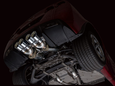 AWE Touring Edition Axleback Exhaust Chrome Tips (2005 - 2007 C6 Corvette 6.0L / 2008 6.0L) 3015-42660